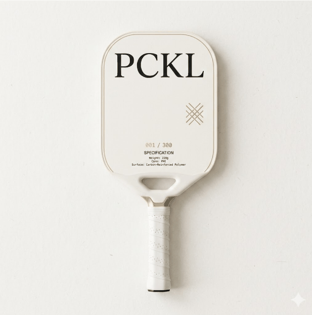 PCKL-racket sett forfra, nummerert 001 av 300